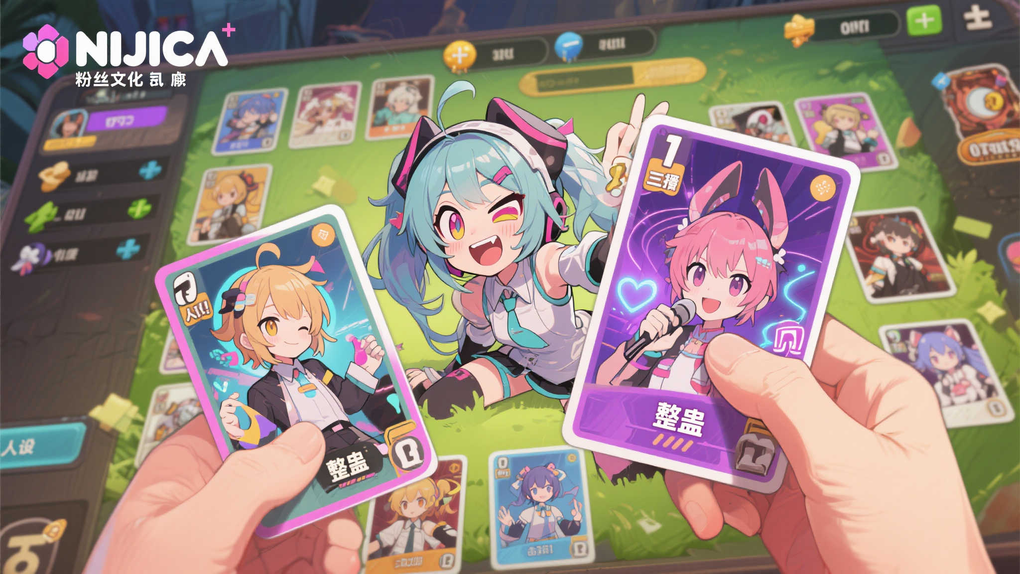 彩虹社VTuber 粉丝自制卡牌对战游戏《NIJICA》免费上线 与其他卡牌游戏不同,NIJICA注重粉丝