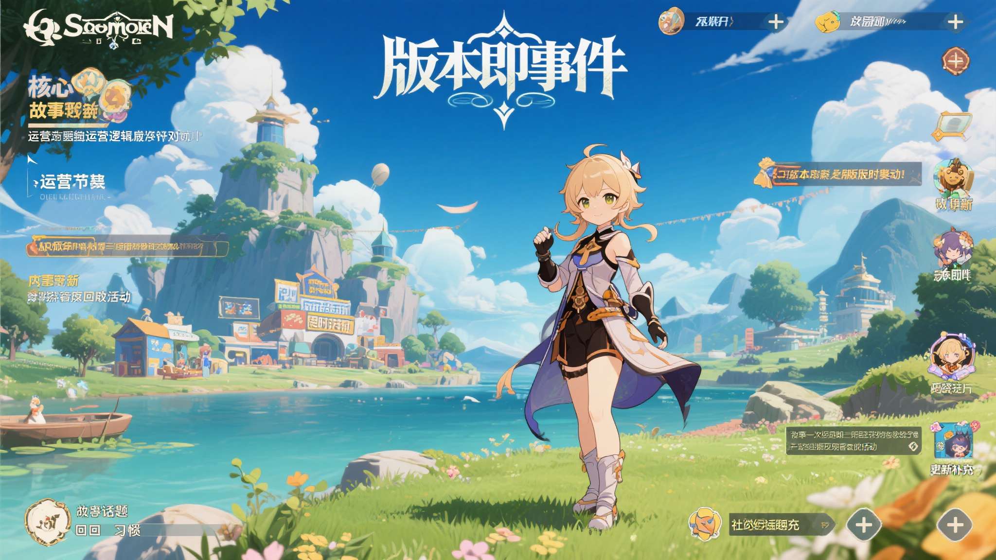同样是重磅更新，《原神》的运营逻辑值得参考。其核心在于"版本即事件"的运营节奏—